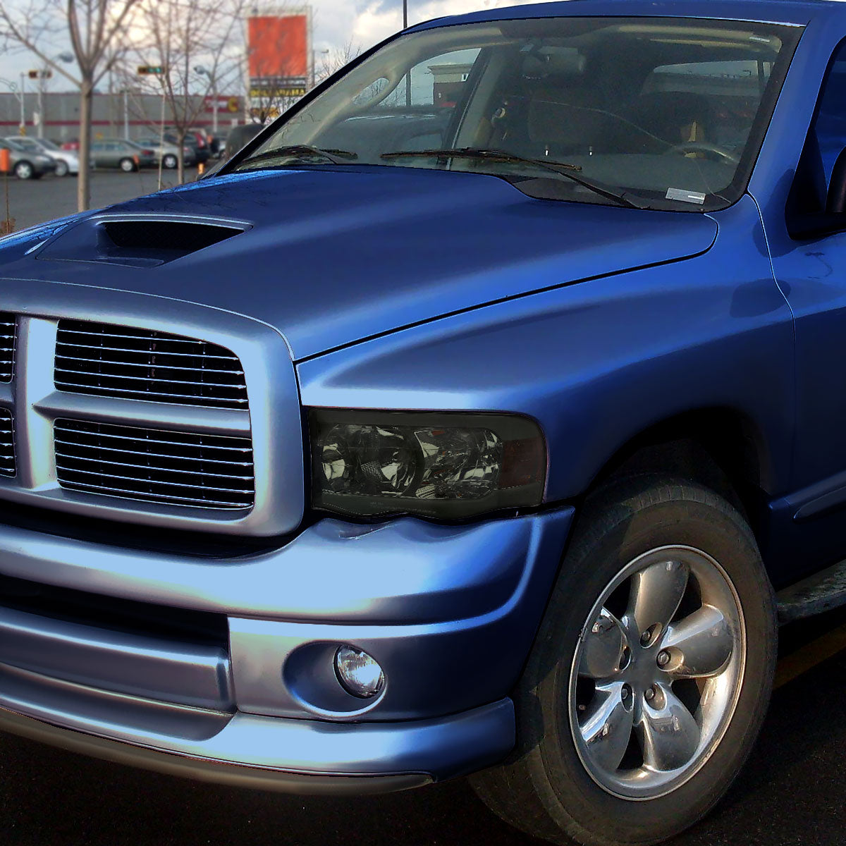 Spec-D 02-05 Ram 1500/03-05 Ram 2500/3500 Tube /Smoked Headlights