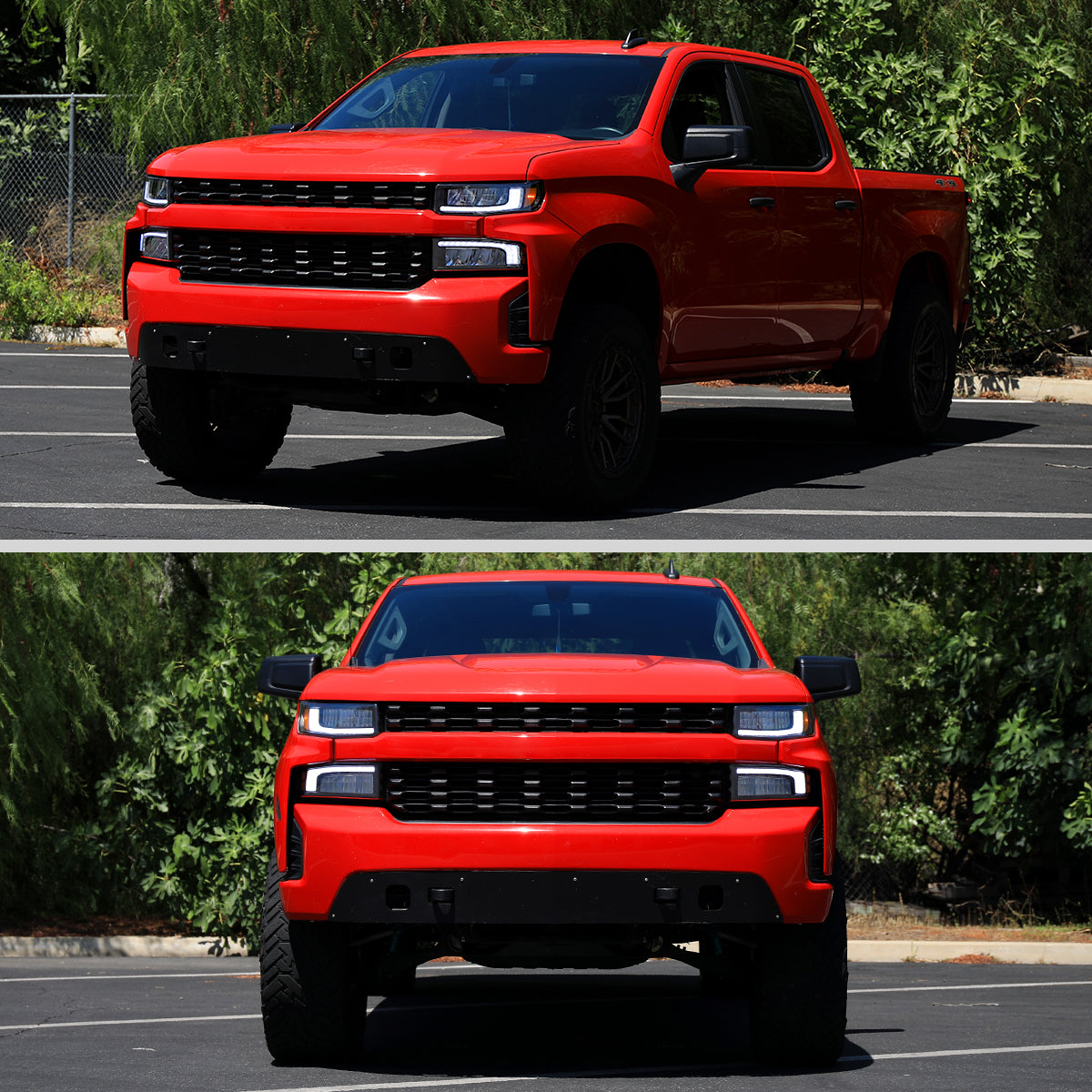 Spec-D 19-21 Chevy Silverado 1500 Headlights with SEQ Turns Black