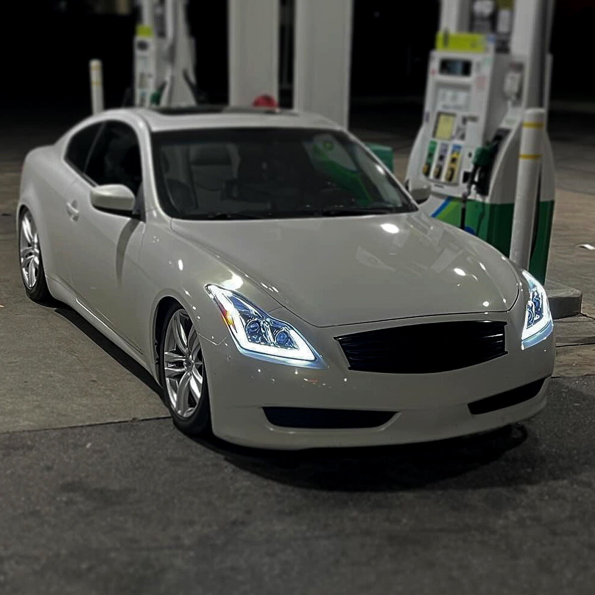 Spec-D 08-13 G37/14-15 Q60 2DR Sequential Headlights Chrome