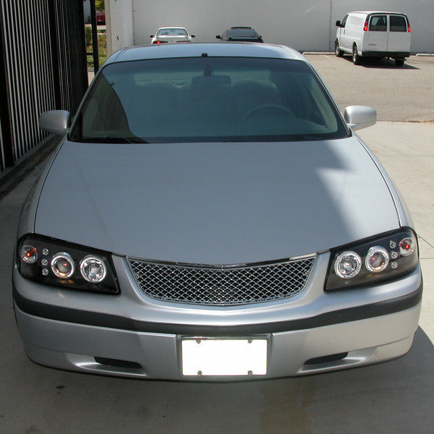 Spec-D 00-05 Chevy Impala Halo Projector Headlights Black