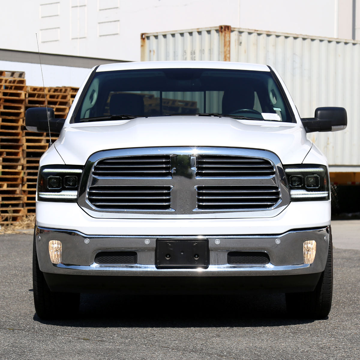 Spec-D 10-18 Ram 1500/2500/3500 Headlights Switchback Sequential Smoked.