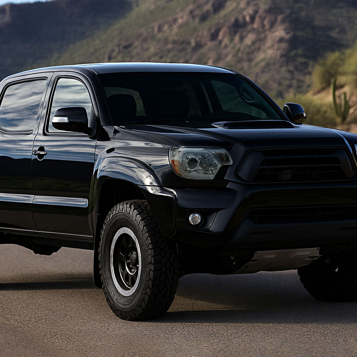 Spec-D 12-15 Tacoma Projector Headlights Parking Light Chrome/Smoked