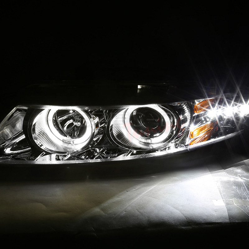 Spec-D 97-00 Dodge Avenger Sebring Halo Projector Headlights Chrome