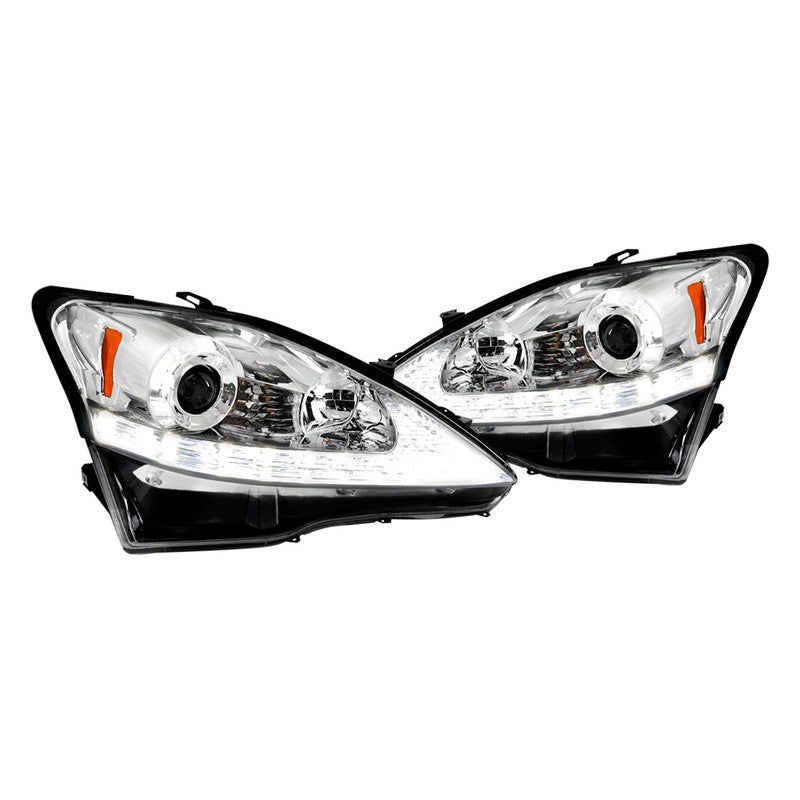 Spec-D 06-10 Lexus IS250 IS350 Projector Headlights Chrome