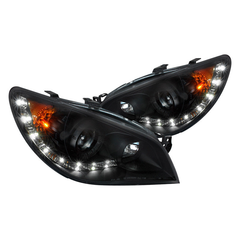 Spec-D 06-07 Subaru WRX STI Projector Headlights Black