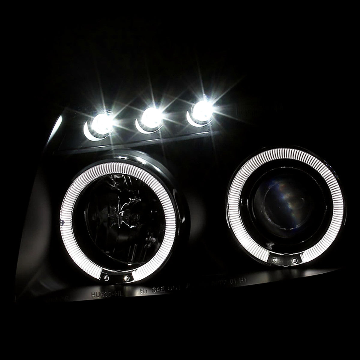 Spec-D 03-05 4Runner Dual Halo Projector Headlights Black