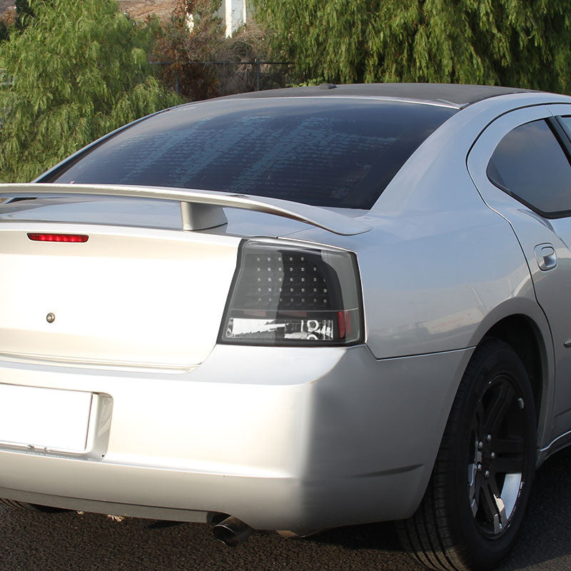 Spec-D 05-08 Dodge Charger LED Tail Lights Black
