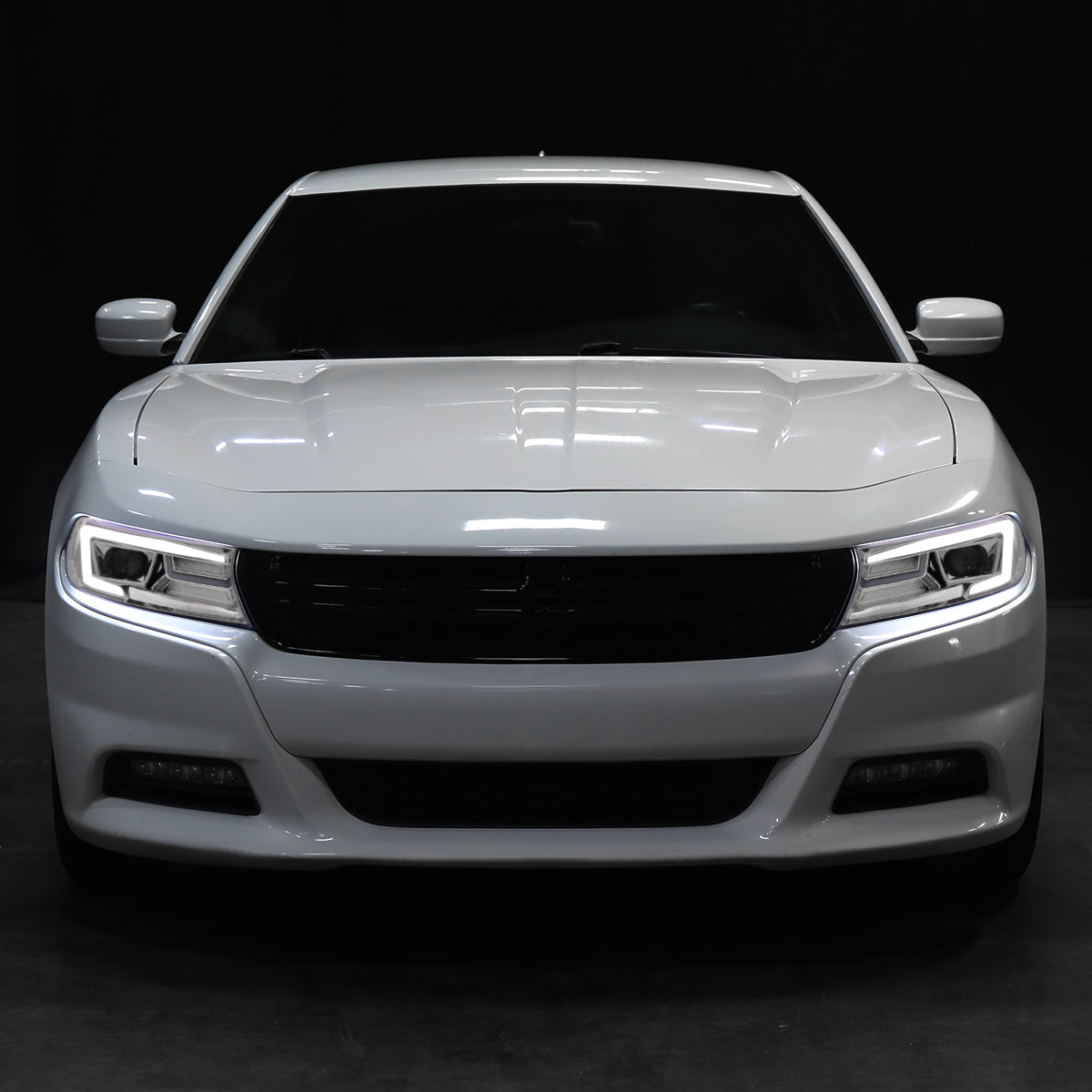 Spec-D 15-23 Dodge Charger Sequential Projector Headlights Chrome