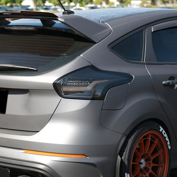 Spec-D 15-19 Ford Focus hatchback LED Tail Lights Smoked