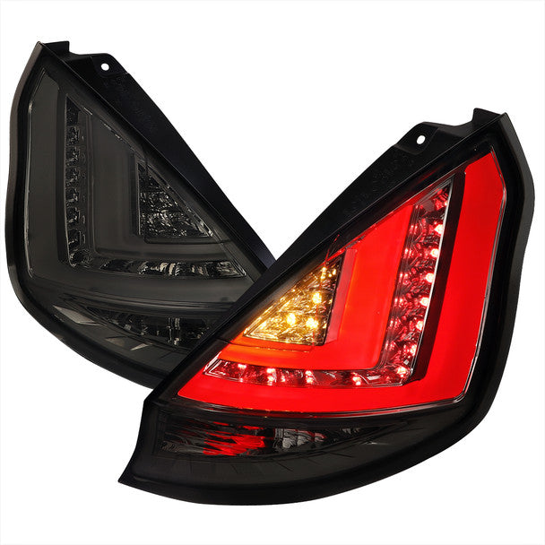 Spec-D 14-19 Ford Fiesta LED Tail Lights Chrome/Smoked