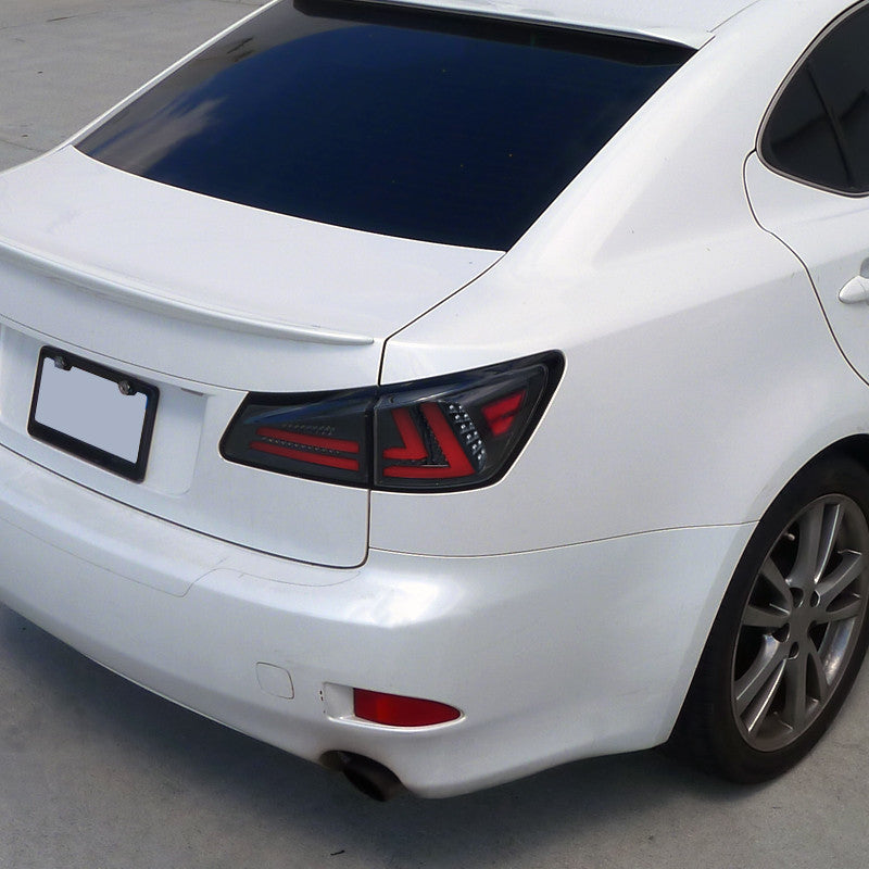 Spec-D 06-13 Lexus IS250 IS350 Tail Lights LED Chrome/Red/Clear