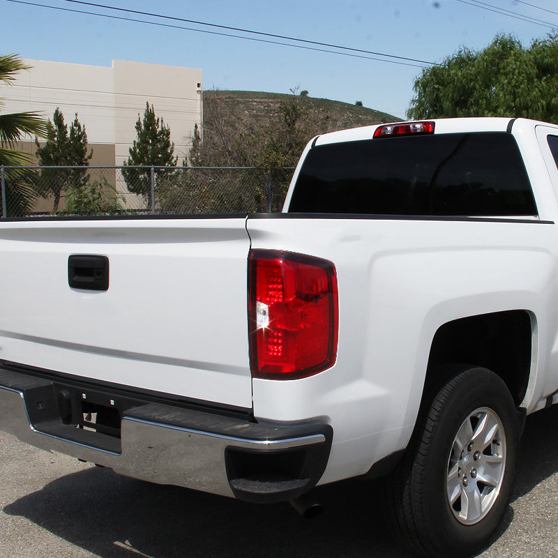 Spec-D 14-19 Chevrolet Silverado 2500HD 350HD LED Tail Lights Red