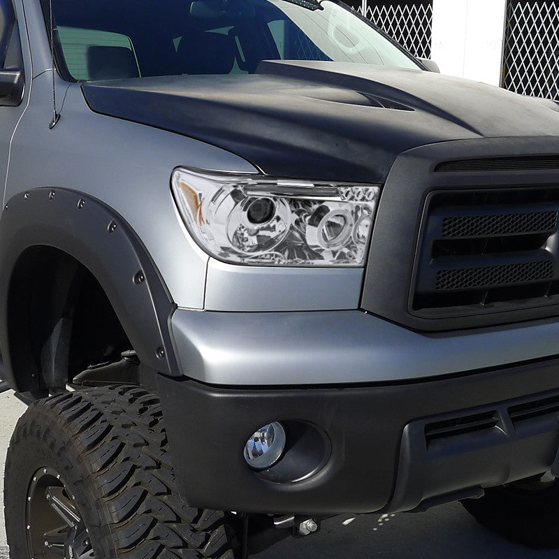 Spec-D 07-13 Tundra Sequoia Halo ProJector Headlights Chrome