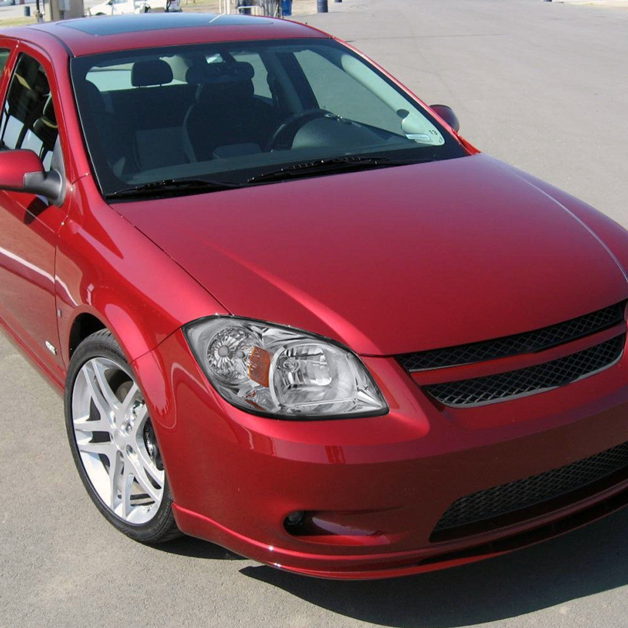 Spec-D 05-10 Chevy Cobalt G5 Pursuit Euro Headlights Chrome