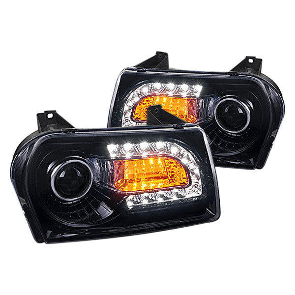 Spec-D 05-10 Chrysler 300 V2 Projector Headlights Smoked