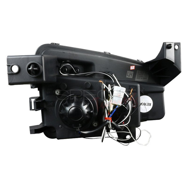 Spec-D 05-10 Dodge Charger Halo Projector Headlights Black