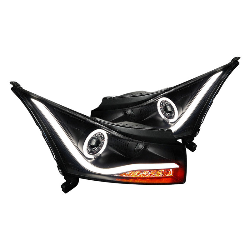 Spec-D 11-14 Chevy Cruze Projector Black Headlights