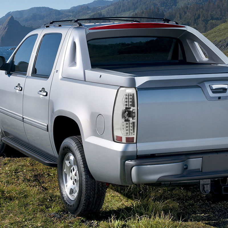 Spec-D 07-12 Chevrolet Avalanche Chrome LED Tail Lights