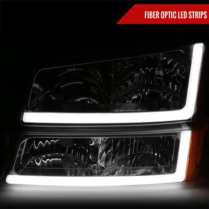 Spec-D 03-07 Silverado/02-06 Avalanche Bar OE Style Headlights
