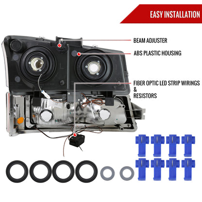 Spec-D 03-06 Chevy Silverado GMC Sierra Tail Lights G3 Smoked