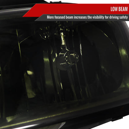 Spec-D 02-06 Avalanche/03-07 Silverado OEM Style Bumper Lights Smoked