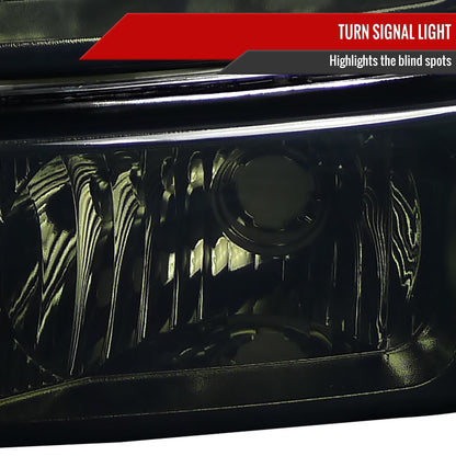 Spec-D 02-06 Avalanche/03-07 Silverado OEM Style Bumper Lights Smoked