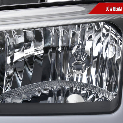 Spec-D 03-07 Silverado 02-06 Avalanche Headlights OEM Style LED Bar