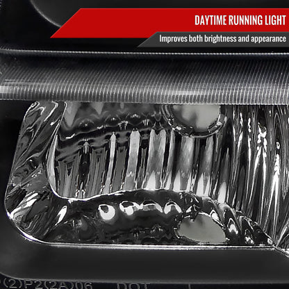 Spec-D 02-06 Avalanche 03-07 Silverado Headlights Bumper Lights
