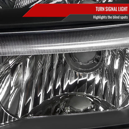 Spec-D 02-06 Avalanche 03-07 Silverado Headlights Bumper Lights