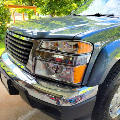 Spec-D 04-12 Chevy Colorado GMC Canyon Tail Lights Chrome/Red