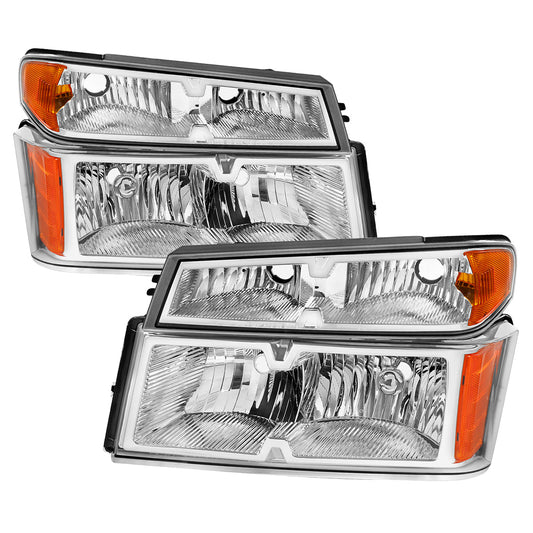 Spec-D 04-12 Chevy Colorado GMC Canyon Tail Lights Chrome/Red