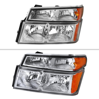 Spec-D 04-12 Chevy Colorado GMC Canyon Tail Lights Chrome/Clear
