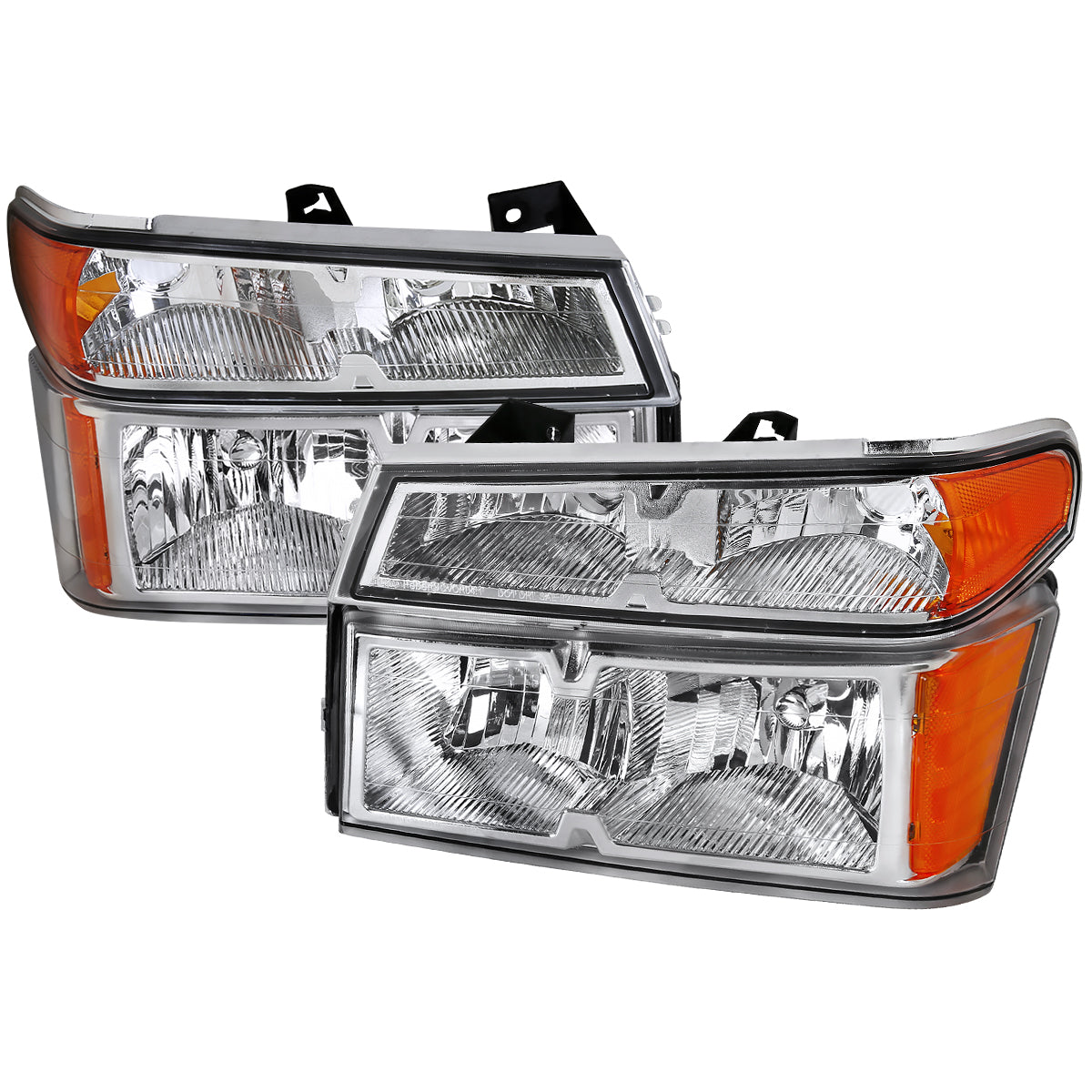 Spec-D 04-12 Chevy Colorado GMC Canyon Tail Lights Chrome/Clear