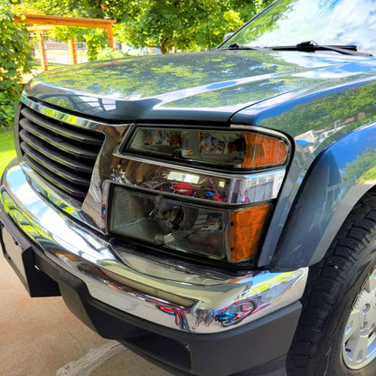 Spec-D 04-12 Chevy Colorado GMC Canyon Tail Lights Black Red