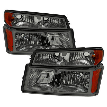 Spec-D 04-12 Chevy Colorado GMC Canyon Tail Lights Black Red