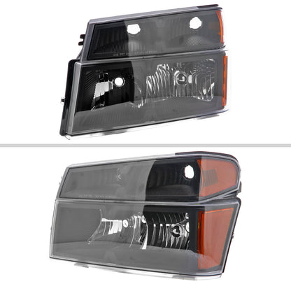Spec-D 04-12 Colorado/GMC Canyon Headlights OEM Style Black