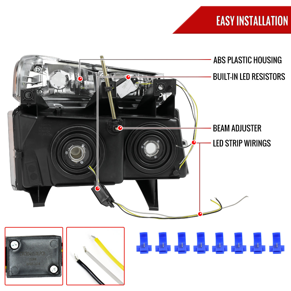 Spec-D 04-12 Colorado GMC Canyon Headlights Black/Smoked