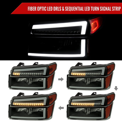 Spec-D 04-12 Chevy Colorado GMC Canyon Tail Lights Smoked G3