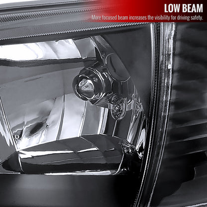 Spec-D 01-02 Corolla Headlights OEM Style w/ Corner Lights Black