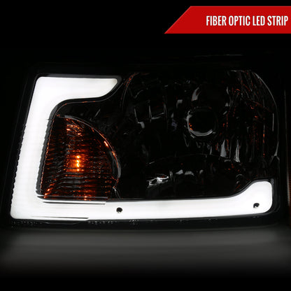 Spec-D 01-11 Ranger Bar OE Style/Amber Corner Lamp /Smoked Headlights