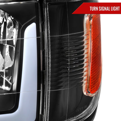 Spec-D 01-04 Tacoma Bar OE Style Corner Lamps and Headlights Black