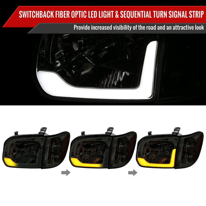 Spec-D 05-06 Toyota Tundra Tail Lights Sequential Smoked