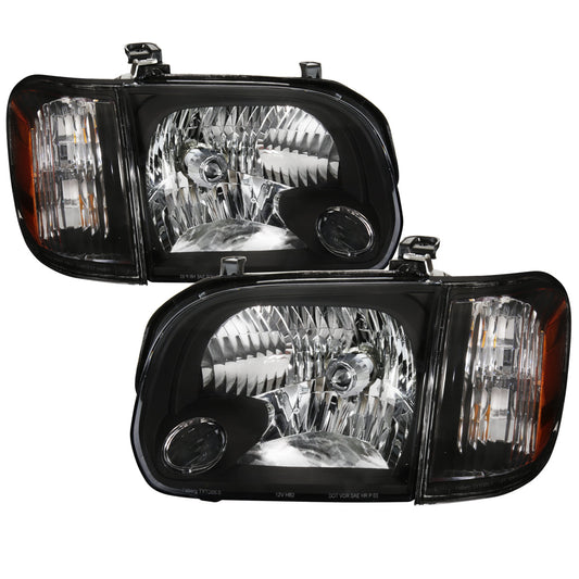 Spec-D 05-06 Tundra/05-07 SR5 Ltd Sequoia OE Style Corner Lights Black