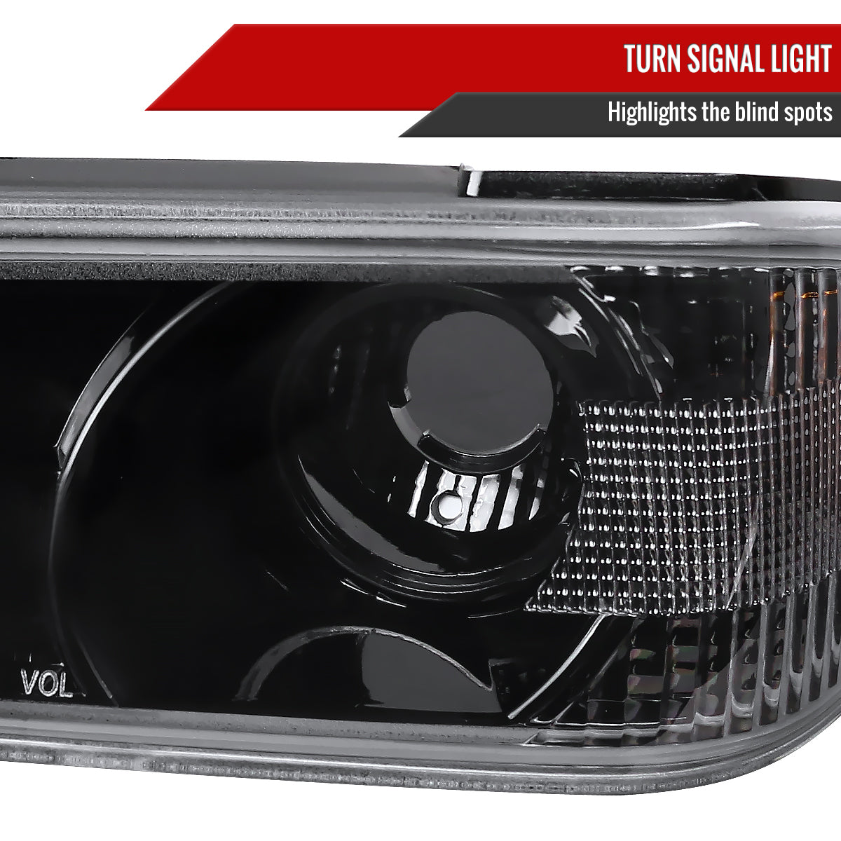 Spec-D 04-12 Colorado GMC Canyon Halo Headlights/Corner Lights Black