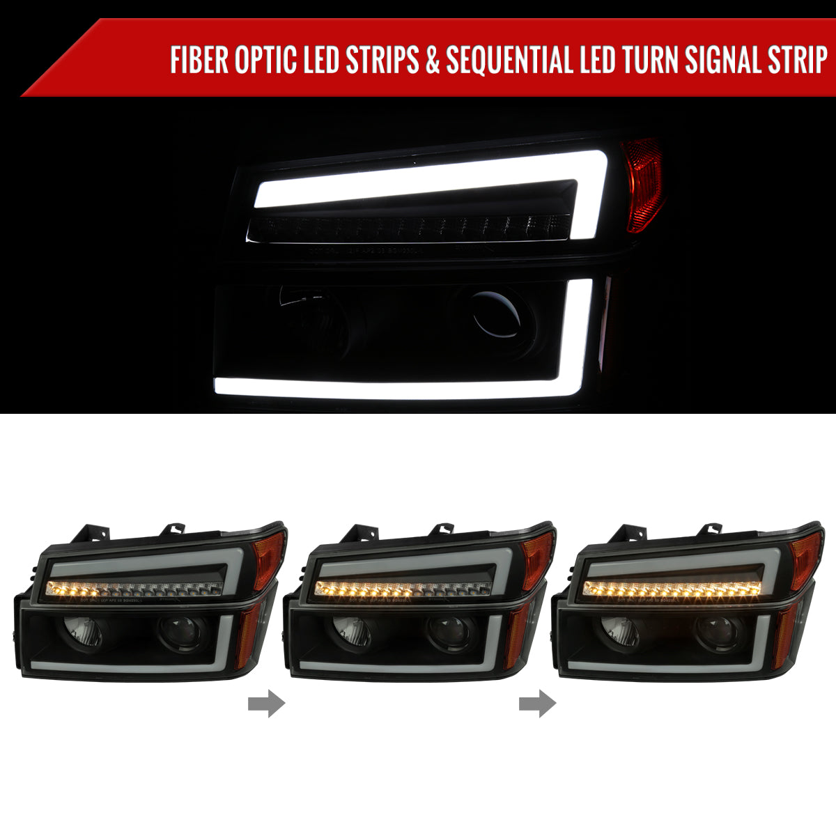 Spec-D 04-12 Chevy Colorado GMC Canyon Tail Lights Smoked