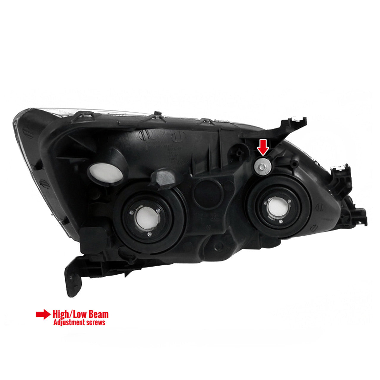Spec-D 03-07 Honda Accord Headlights Black Amber Reflectorss