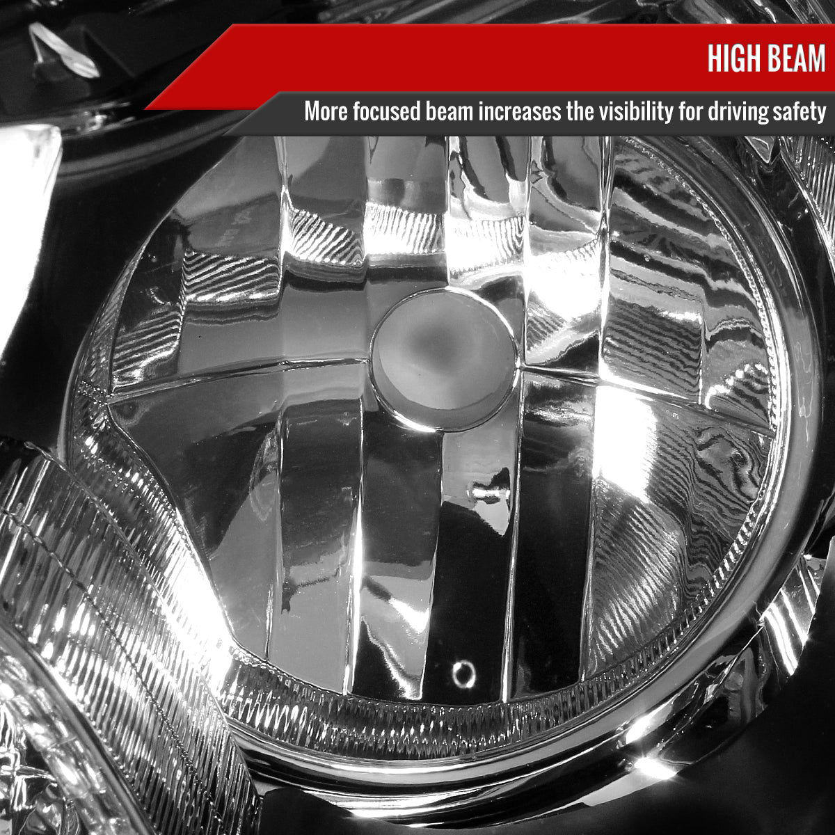 Spec-D 08-12 Honda Accord Sedan Headlights OEM Style Crystal Black