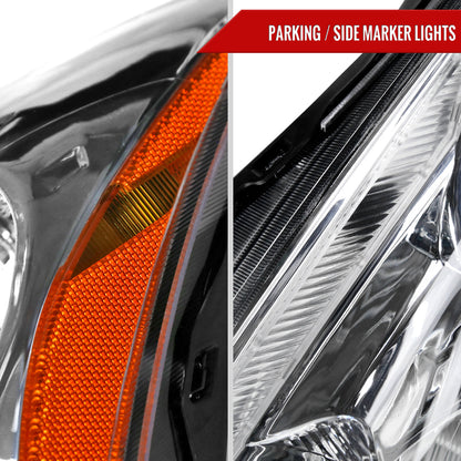 Spec-D 10-12 Nissan Altima Headlights 4DR OEM Style Chrome