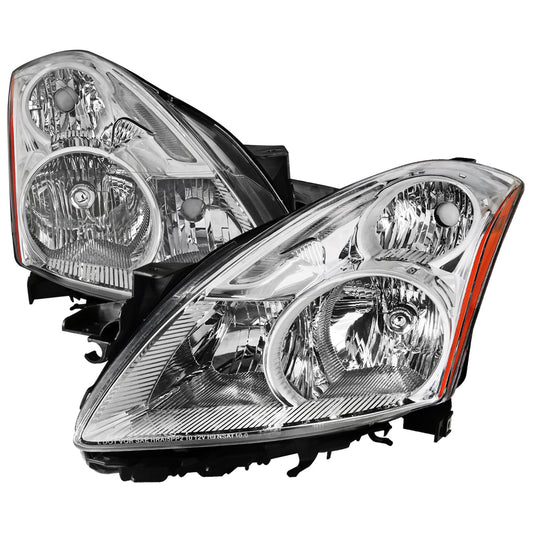 Spec-D 10-12 Nissan Altima Headlights 4DR OEM Style Chrome