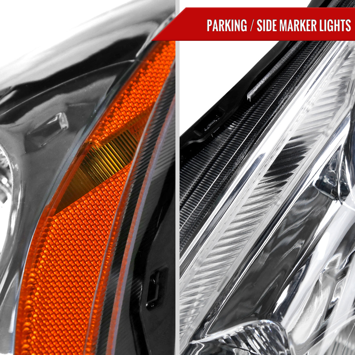 Spec-D 10-12 Nissan Altima Driver Headlight OEM Chrome Replacement